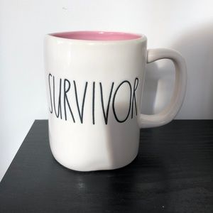 Rae Dunn Breast Cancer survivor mug